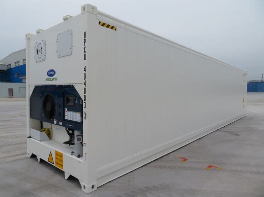 40' High Cube Buzdolabı Konteyneri
